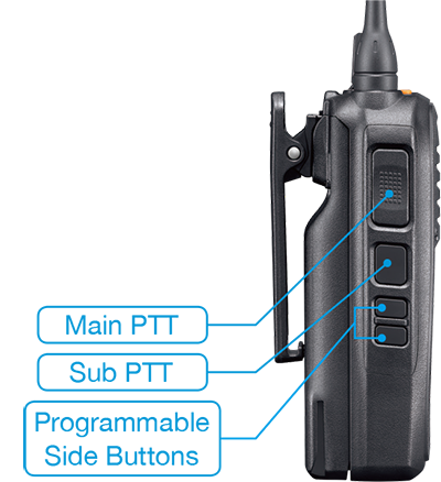 Icom IP730D & IP740D | Hybrid LTE & UHF/VHF Two-Way Radios - Image 3
