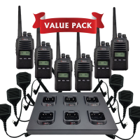Delta AS310 UHF 6 Pack – Rugged, Reliable Commercial Radios