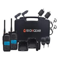 EcoXGear EXG500-2PK IP67 Floating UHF CB Handheld Radio
