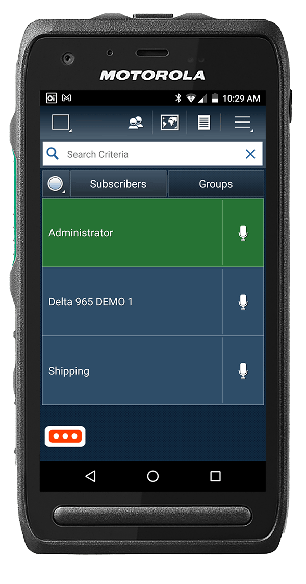 LEX L11 Ozitel w Subscribers Screen Motorola-Ozitel-Groups