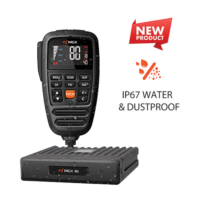 MGX R1 12/24V Waterproof UHF/LMR Hybrid Mobile Radio w/ Mic