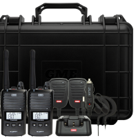 GME TX6165TP – 5/1 Watt UHF CB Handheld Radio Twin Pack